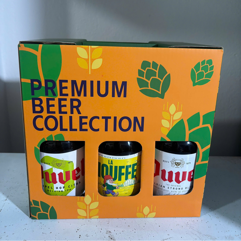 Hộp quà 6 chai Duvel + La Chouffe 330ml (4 loại)