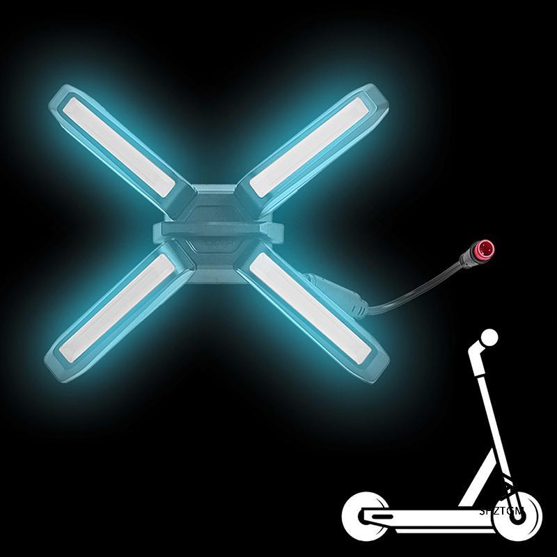 Đèn pha Oril dành cho xe tay ga điện Segway Ninebot ZT3/ZT3 Pro, thiết kế hình chữ X, công suất 4W, 