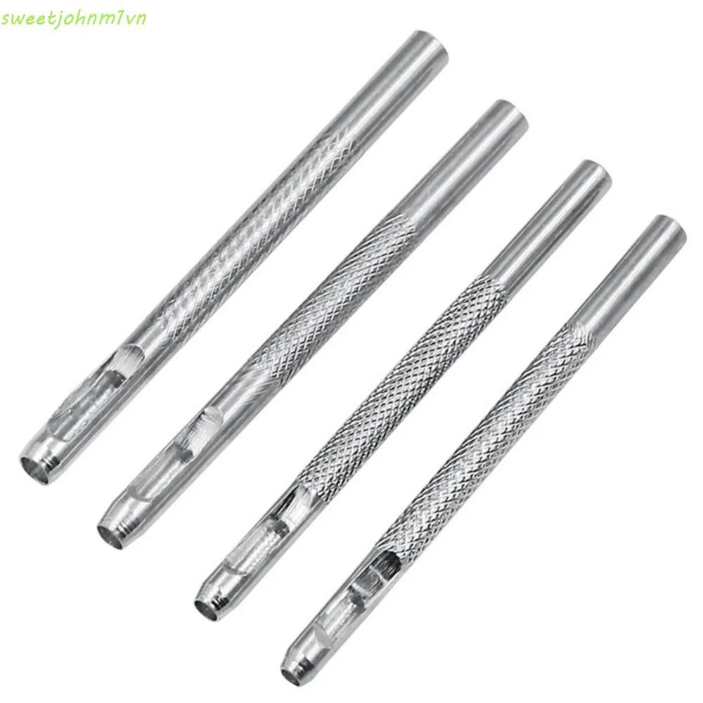 Máy đục lỗ đai SWEETFASHION, Bộ đục lỗ bằng da lỗ tròn 2,5 / 3 / 3,5 / 4mm, Bộ dụng cụ thủ công bằng