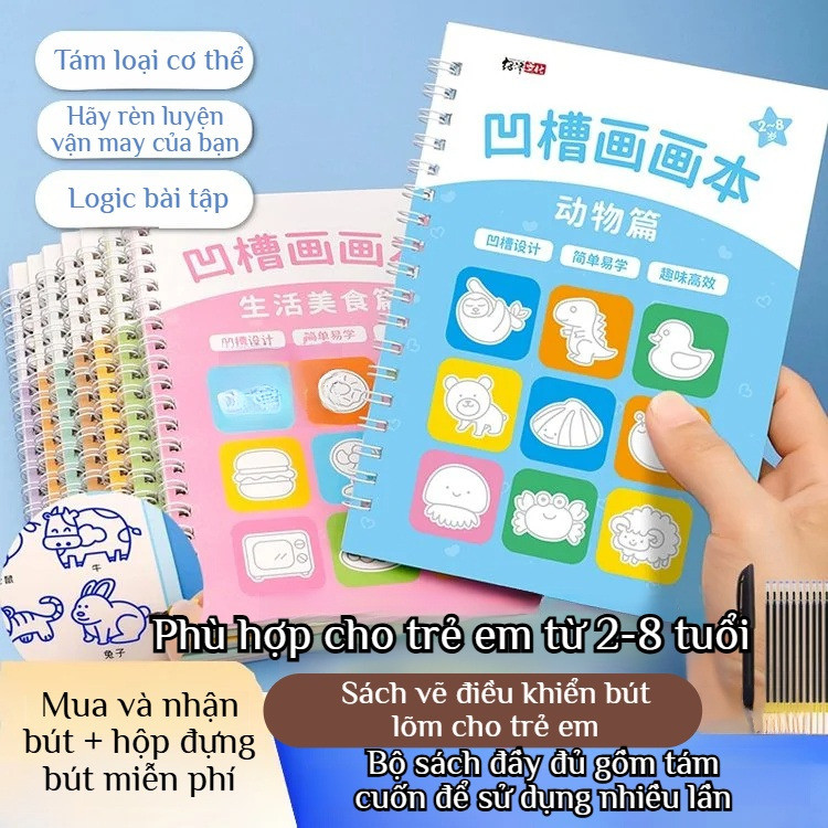 Baby Magic Drawing Book tự động sao chép các rãnh biến mất