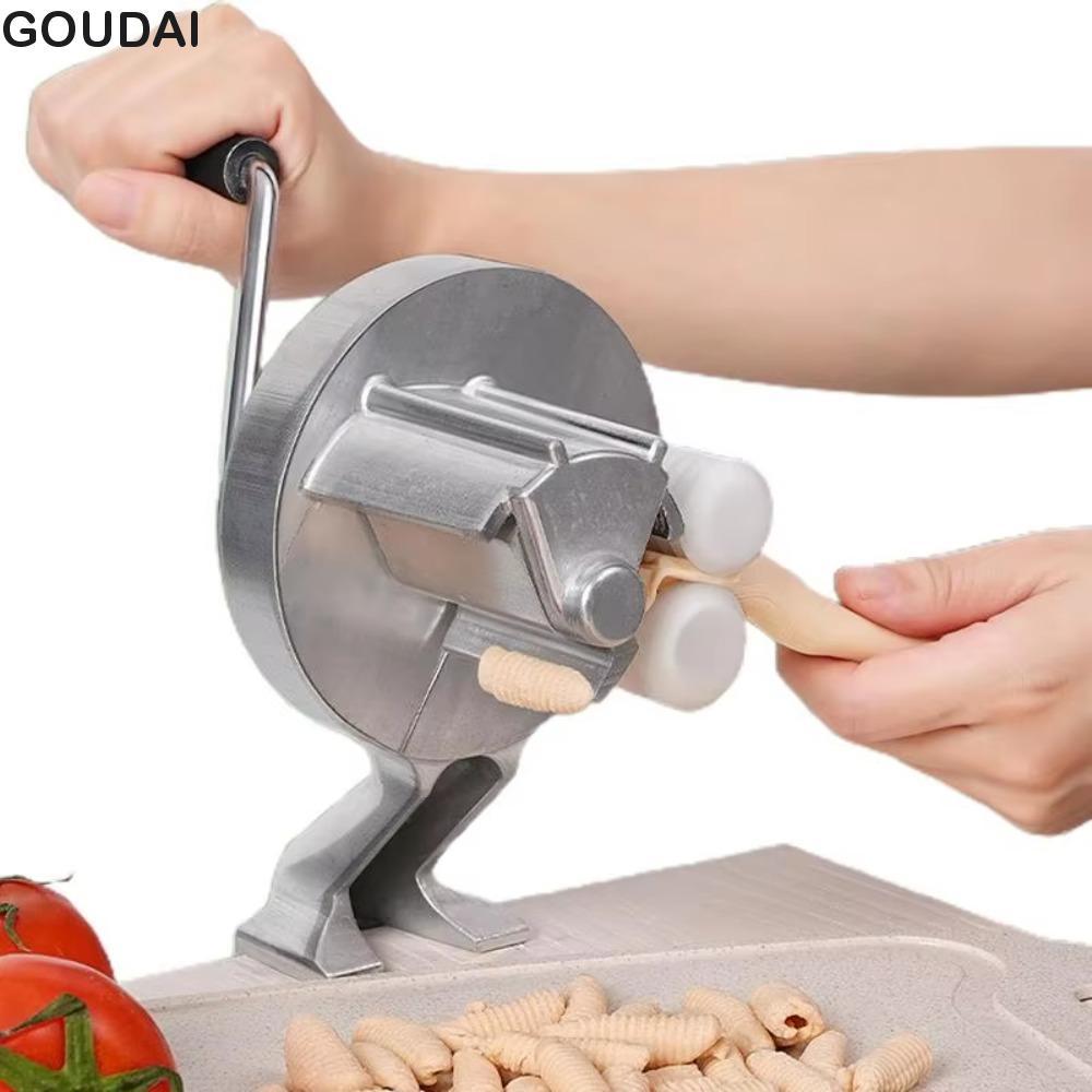 GOUDAI Macaroni Maker, Máy Cavatelli tiện dụng thủ công, Máy làm mì ống tay cầm tay tiết kiệm nhân công
