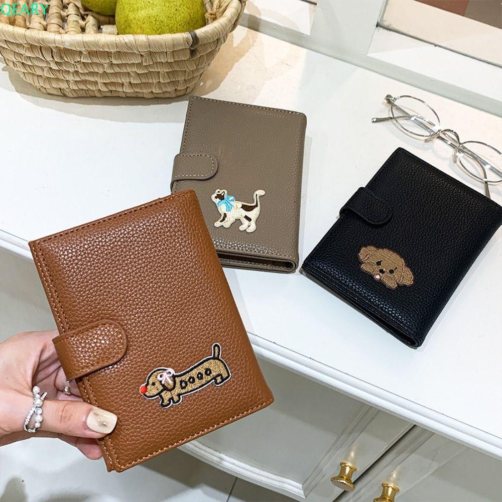 QEARY Túi Hộ Chiếu PU, Hộp Đựng Thẻ Hộ Chiếu Ví Du Lịch, Hộp Đựng Vé Sáng Tạo Máy Bay Check-in Hộp Đ