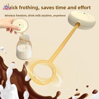 Máy trộn tạo bọt sữa JESJELIU, Máy tạo bọt sữa điện tự động không dây, Mô hình pin khuấy Máy trộn cà phê điện cầm tay Dụng cụ nấu ăn