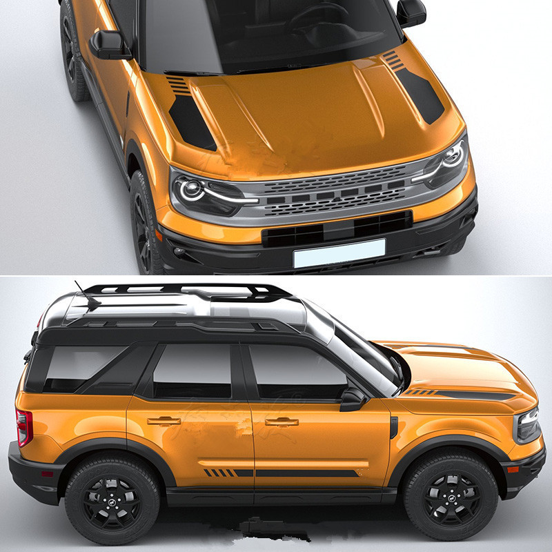 Thích Hợp Cho bronco Thể Thao bronco Thể Thao Xe Dán Vòng Hoa Thân Phim Trang Trí Sửa Đổi Xe Dán