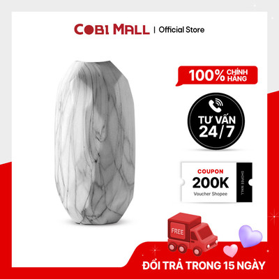 Bình hoa sứ trang trí vân đá tự nhiên – Sang trọng, hiện đại, decor nội thất