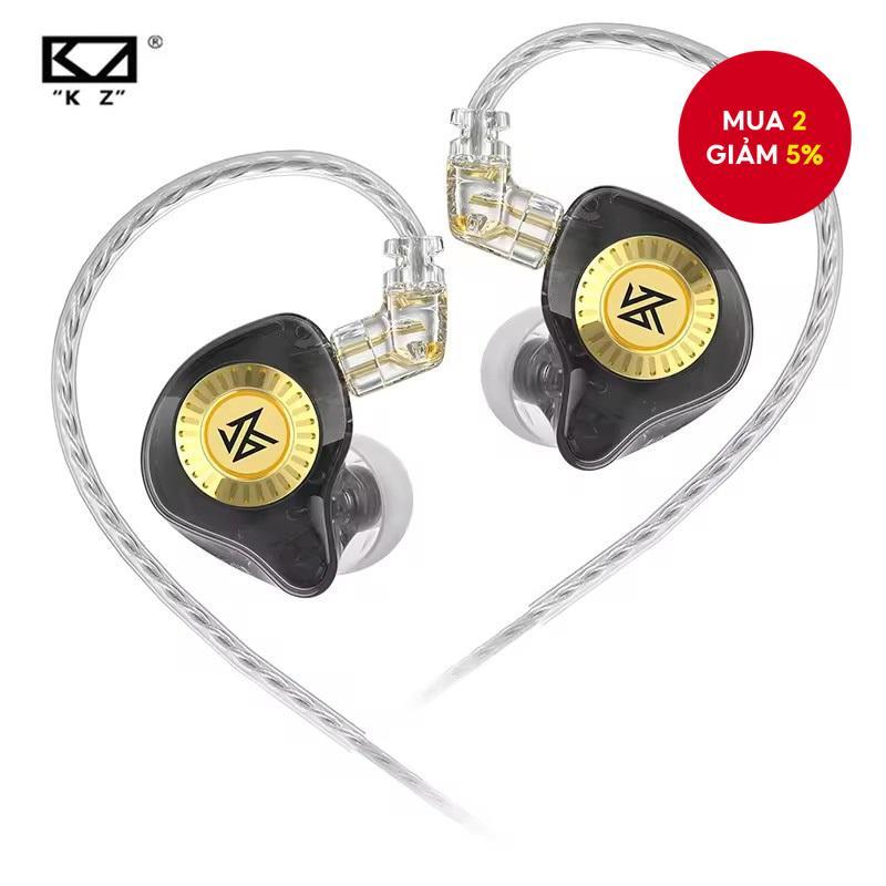 Tai nghe có dây KZ EDX Ultra HiFi 10mm Trình điều khiển động từ tính kép IEMs Tai nghe màn hình âm t