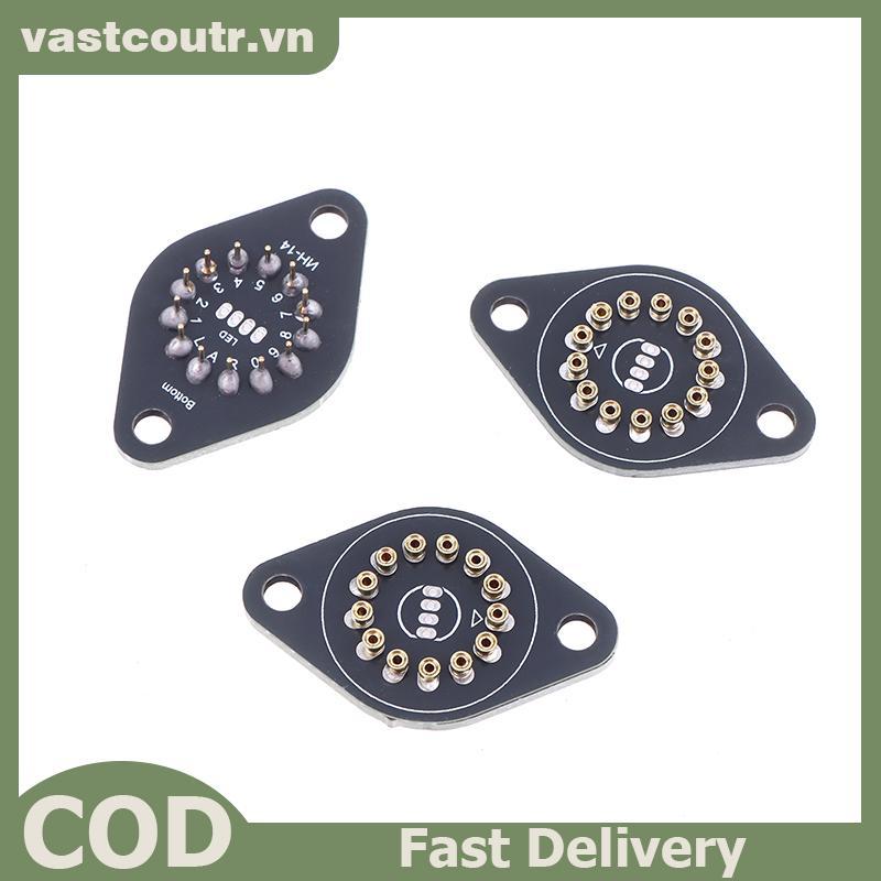 COUTR 1 / 4 Cái Giá đỡ ống Nixie IN-14 Soet CẮM cho IN14 Glow Clo Phụ kiện ống điện tử VN
