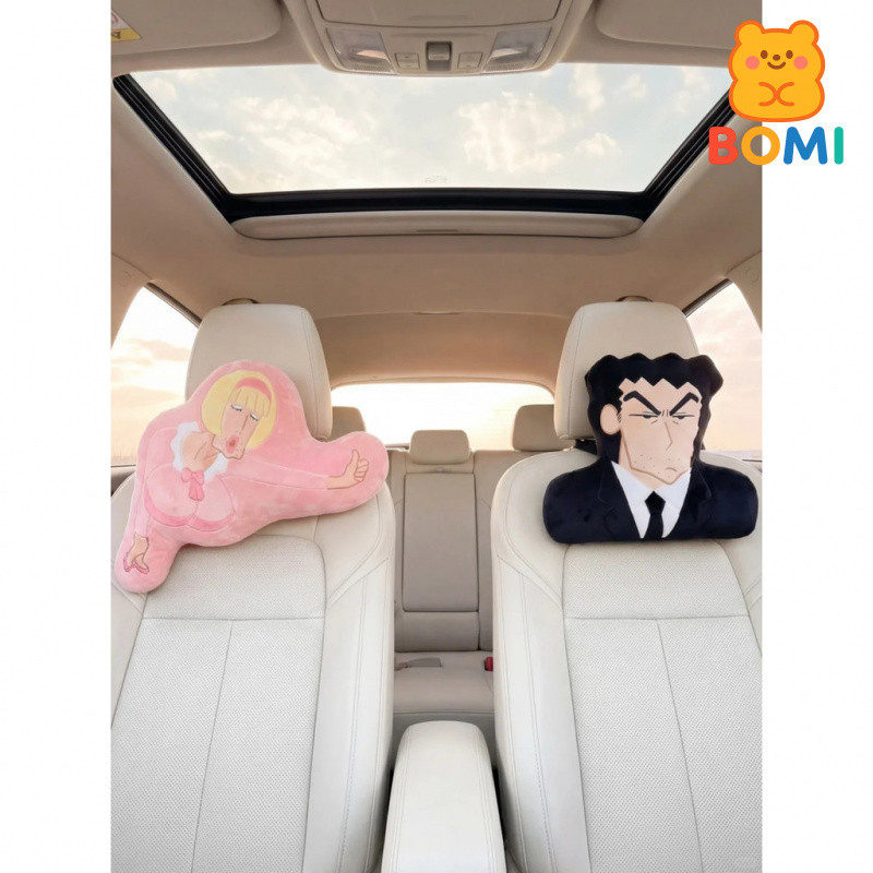 Spike Price Hiroshi Nohara Hiroshi và Hiroko Tựa Đầu Gối Sang Trọng Đệm Quà Tặng Gối Ô Tô