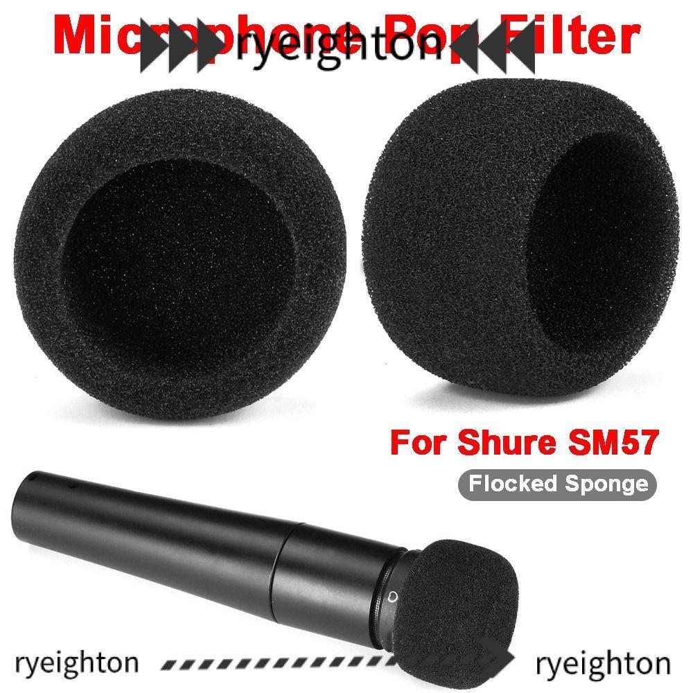 RYEIGHTON Mic Kính Chắn Gió, Bộ Lọc Pop Micro Chống Gió Thay Thế, Tăng Cường Âm Thanh Bọt Biển Đổ Xô
