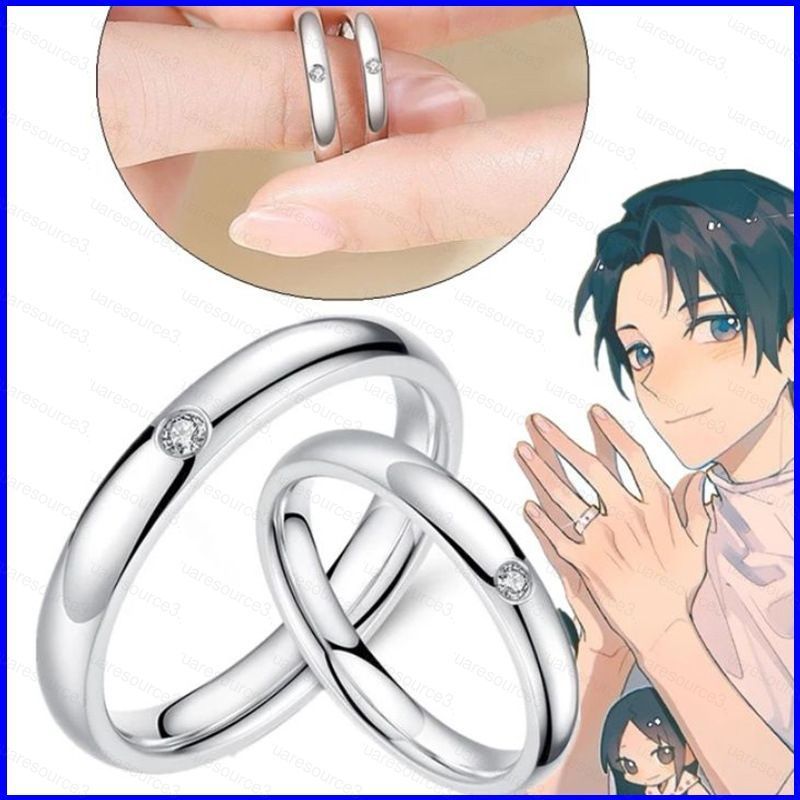 Nhẫn cosplay đôi Jujutsu Kaisen - Okkotsu & Yuta Gojo, Megumi, Size điều chỉnh được