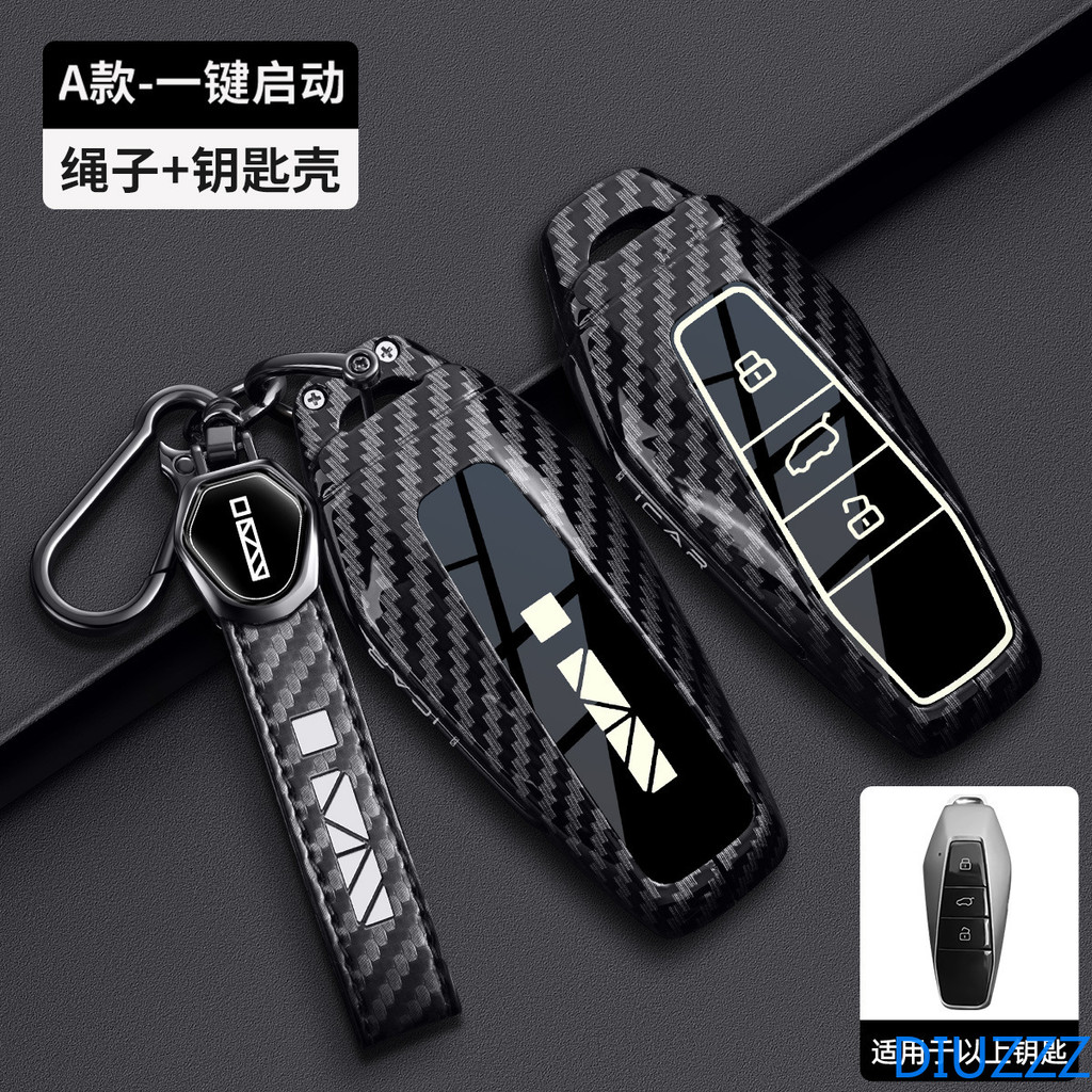 3 Nút Hợp Kim Kẽm Chìa Khóa Xe Ô Tô Vỏ Fob Cho Chery ICAR03 AIQAR EQ7 EQ5 EQ3 ICar 03 Phụ Kiện Nội T