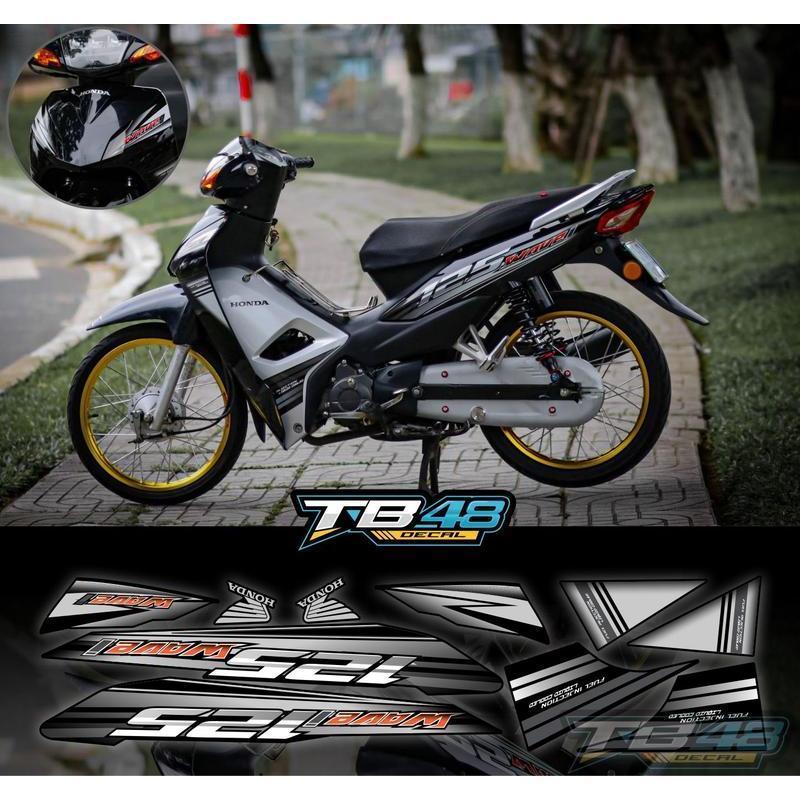 Tem Wave A 125i Đen  Decal TB