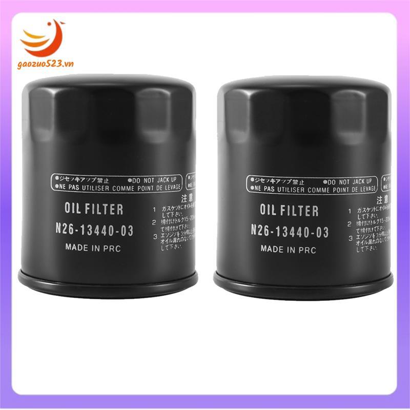 [gaozuo523.vn] 2 CÁI cho VF200 VF225 VF250 Bộ phận lọc dầu phía ngoài mới, N26-13440-03-00 / N26-134