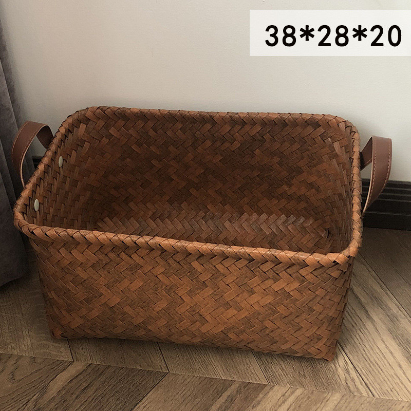 baoluan#American-style high-end storage basket, dirty clothes hamper, popular online model, imitatio