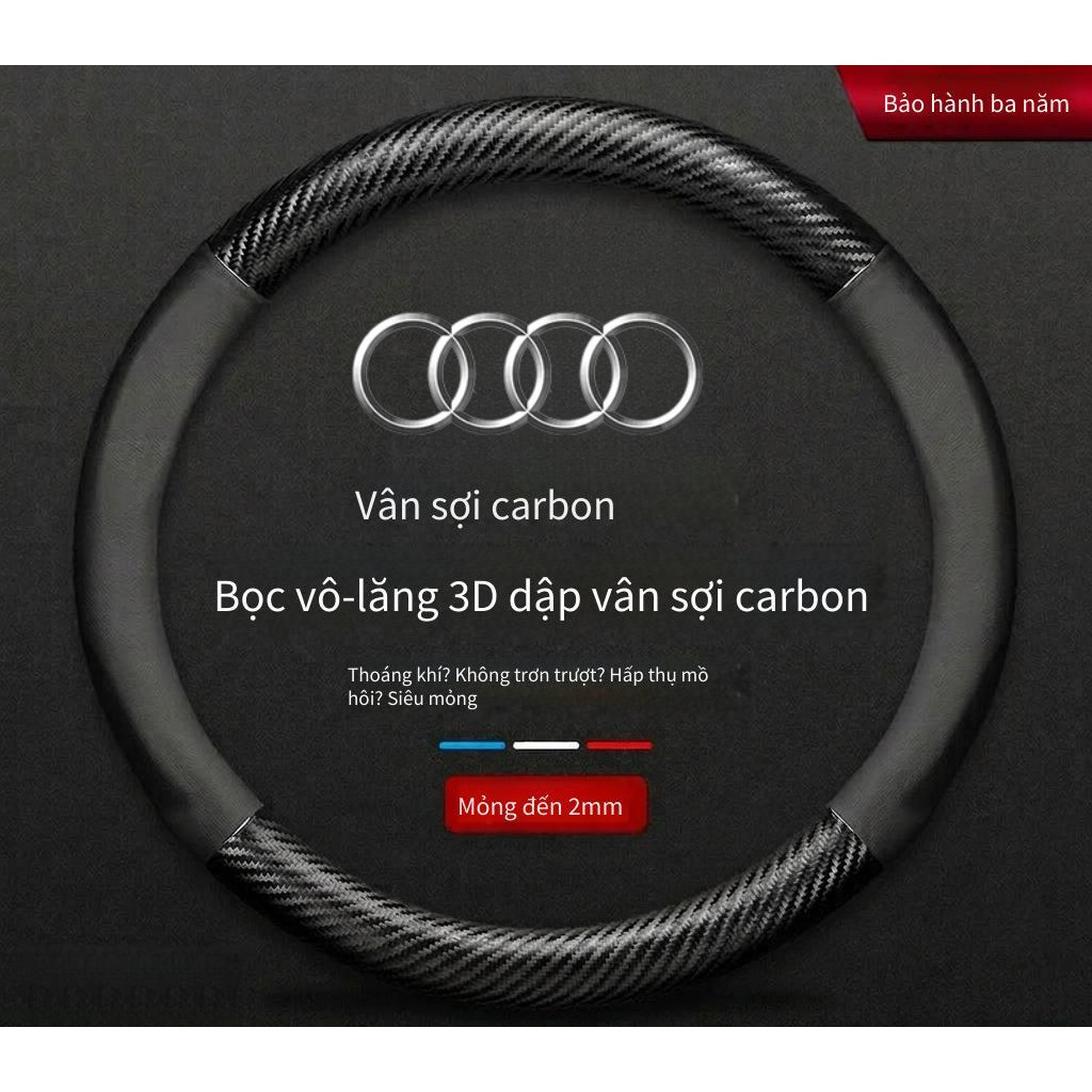 Bọc vô lăng ô tô Audi A4 A5 Sportback/Coupe A6 S4 S5 S6 Q5 Q7 Q8 SQ5 SQ7 SQ8 Q8 e-tron / e-tron Spor