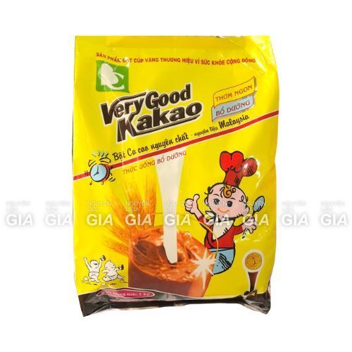 Bột cacao nguyên chất Very Good bịch 1kg - cacao em bé, cacao nguyên chất, pha cacao sữa