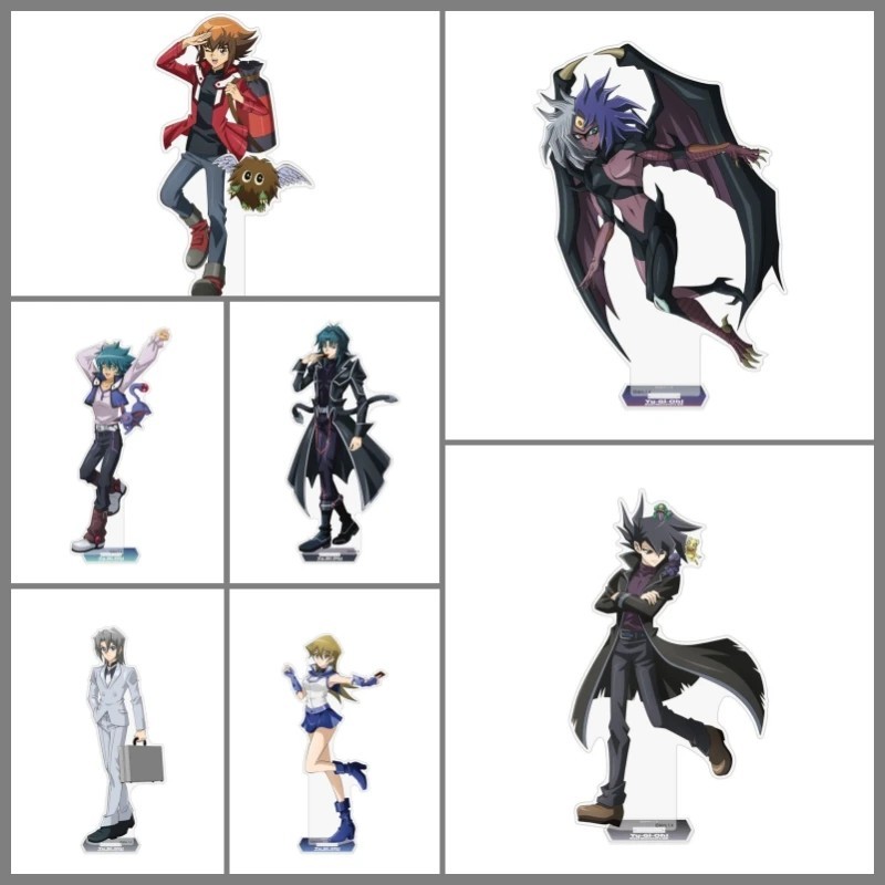 Mô Hình Standee Anime Yu-Gi-Oh GX Mica Acrylic Nhân Vật Jaden Yuki Yubel Yuki Judai Trang Trí Bàn Họ