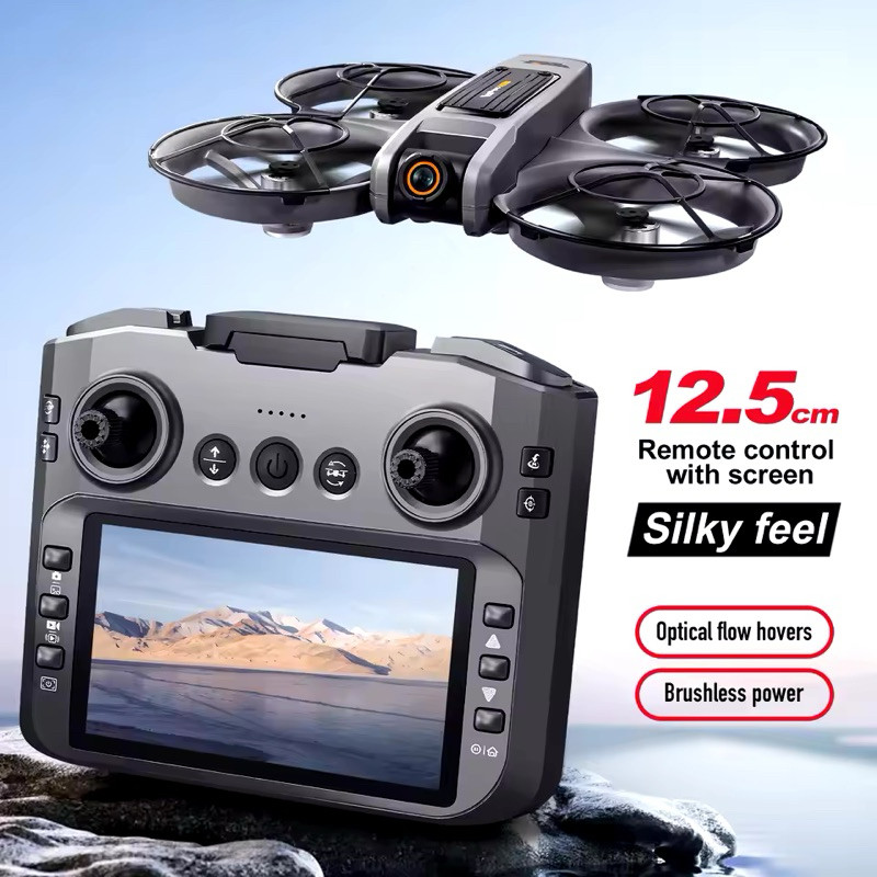 Flycam S156 Tay Cầm Màn Hình – Camera HD – Bay 100m – Giá Rẻ Cho Người Mới - không GPS