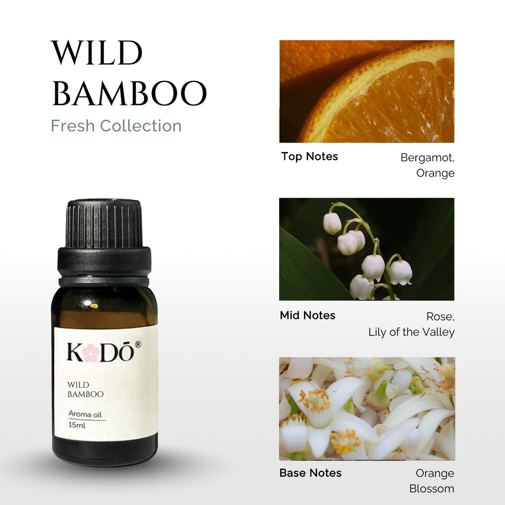 Tinh Dầu Nước Hoa KODO Wild Bamboo - Tinh Dầu Xông Phòng Thiên Nhiên Thuần Khiết & Tươi Mới