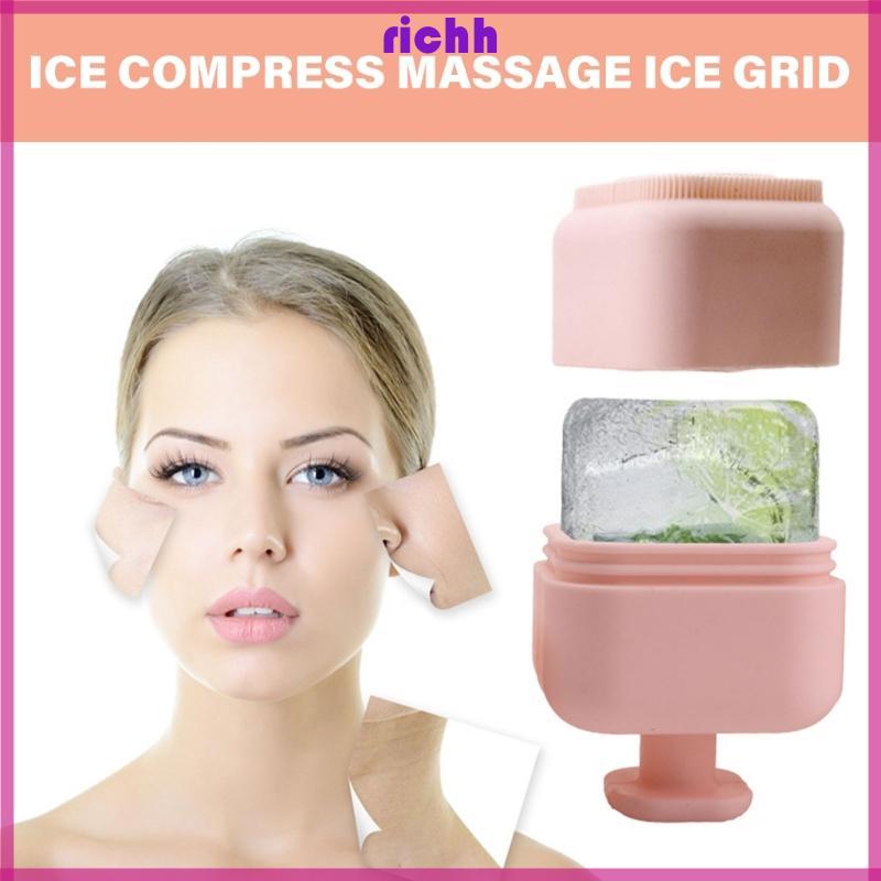 ⚝⚝Richh Đa Năng Ices Roller Silicone Ice Roller Facials Ice Roller
