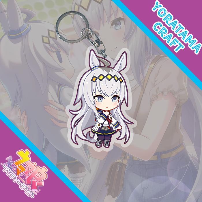 Gantungan Kunci Oguri Cap Uma Musume, Keychain Akrilik Custom - Oguri Cap A