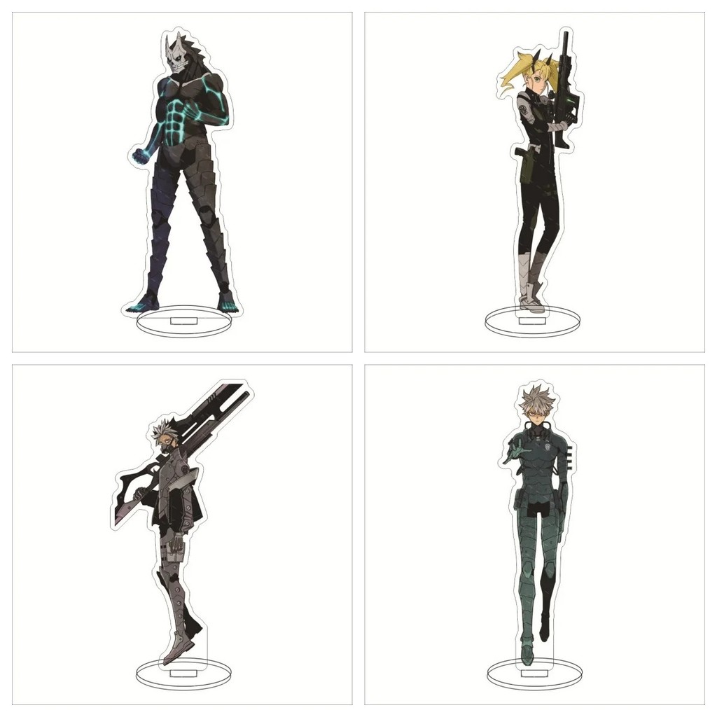 Standee Anime Kaiju No.8 Mô Hình Mica Trang Trí Bàn Học Nhân Vật Mina Ashiro Kafka Hibino Kaiju Số 8