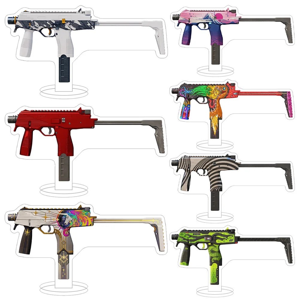 Mô hình Standee súng MP9 CS2 CSGO skin Airlock Starlight Protector trang trí bàn làm việc cực chất m
