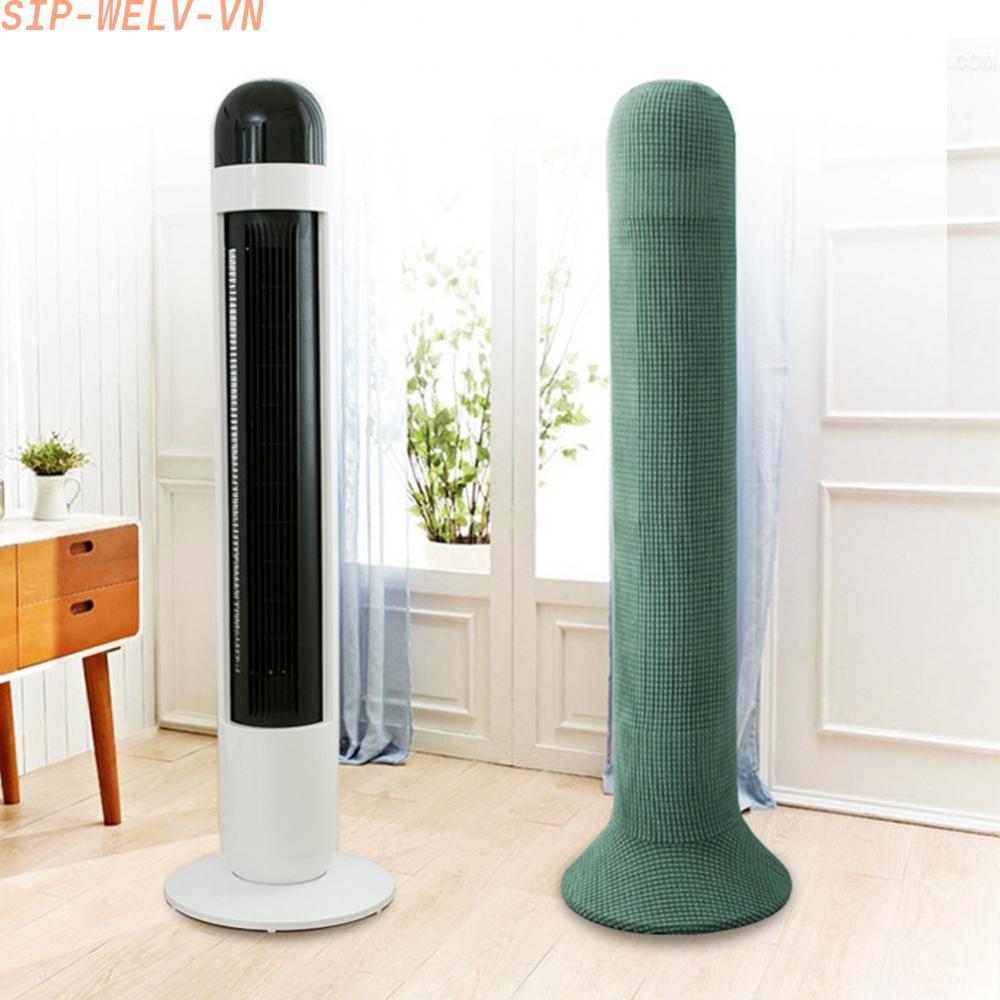 {WELV}Thickened Elastic Cloth Tower Fan Dust Cover, Floor Fan Protective Cover