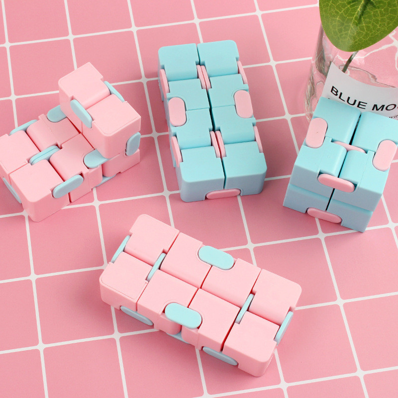 [Sẵn sàng] Flip Pocket Dice Infinite Rubik 's Cube Creative Finger Rubik 's Cube Giải nén đa dạng Đồ