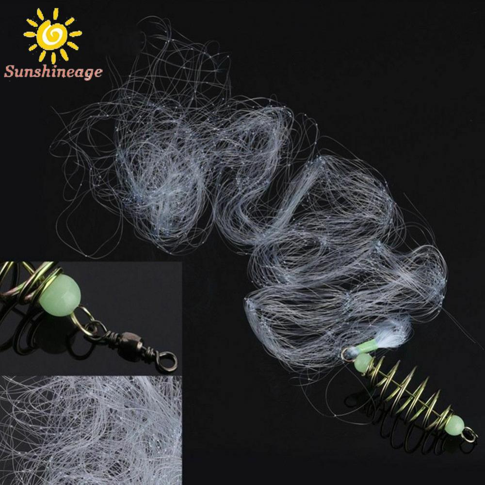 【SUNAGE】Convenient Copper Spring Shoal Fishing Net with Luminous Beads for Easy Handling【HOT Fashion