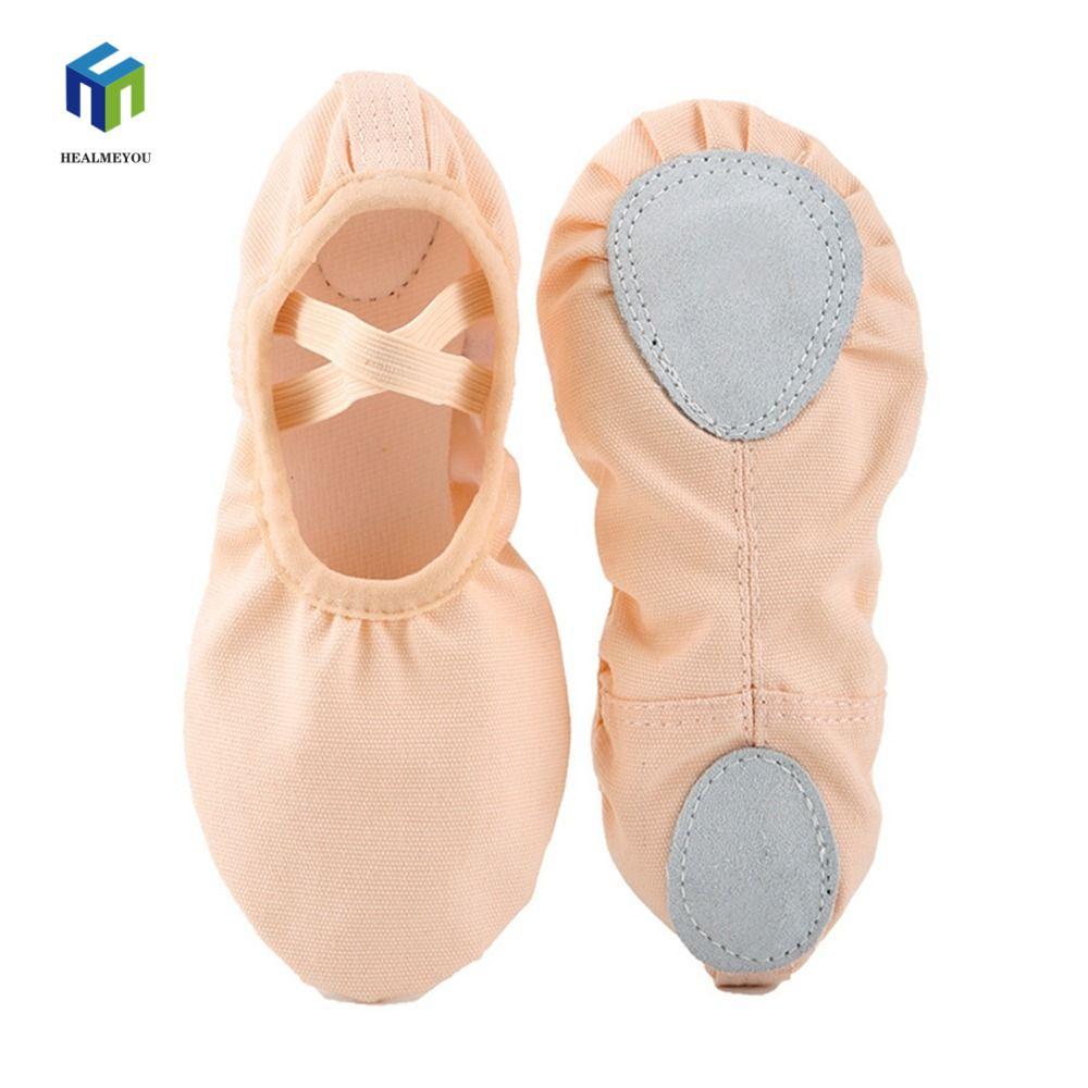 HEALMEYOU Giày Múa Ba Lê Đế Mềm Chuyên Nghiệp Cho Nữ