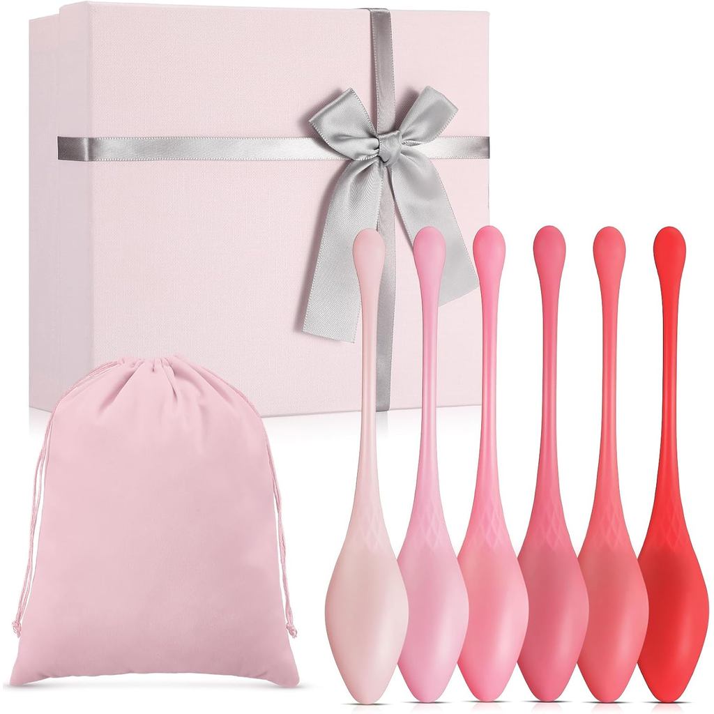 Geisrailie 6 Chiếc Hệ Thống Tập Thể Dục Quả Bóng Kegel Thiết Bị Tập Thể Dục Sàn chậu 6 Trọng Lượng K