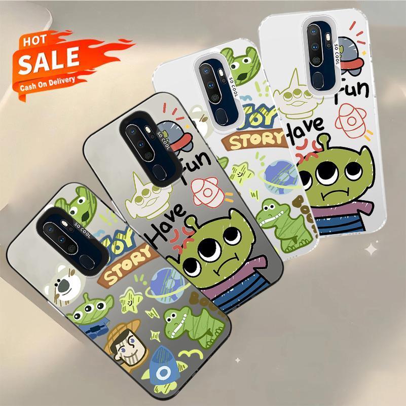 Compatible for OPPO A5 A9 2020 IMD Toy Story-themed Matte Hard Shock-Resistant Phone Case