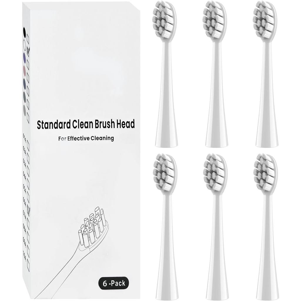 6 Gói Đầu Bàn Chải Thay Thế Chăm Sóc Kẹo Cao Su Tương Thích Với Đầu Bàn Chải Đánh Răng Điện Oclean C
