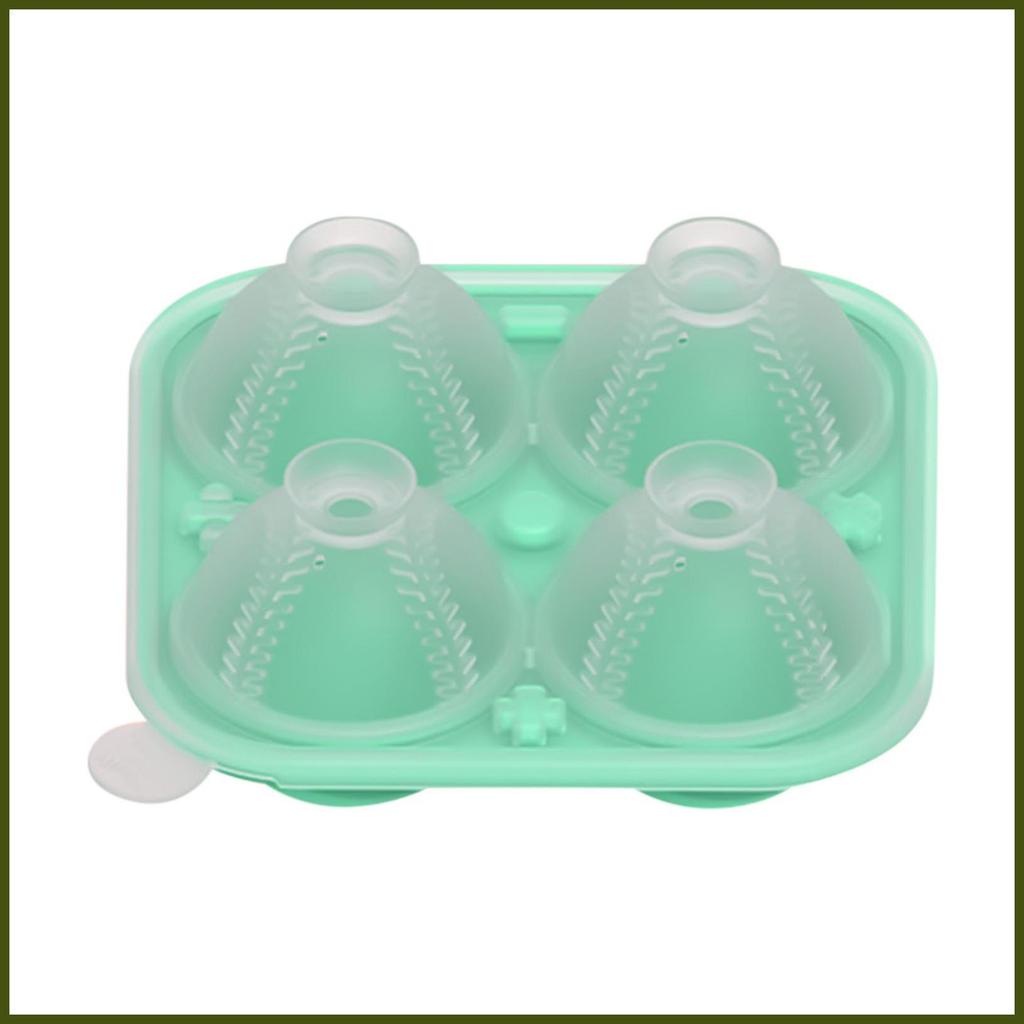 Khay Đá Bóng Chày Mới Lạ Bóng Chày Làm Đá Khuôn Tròn Lớn Hình Cầu Khuôn Dễ Dàng Phát Hành Thủ Công L