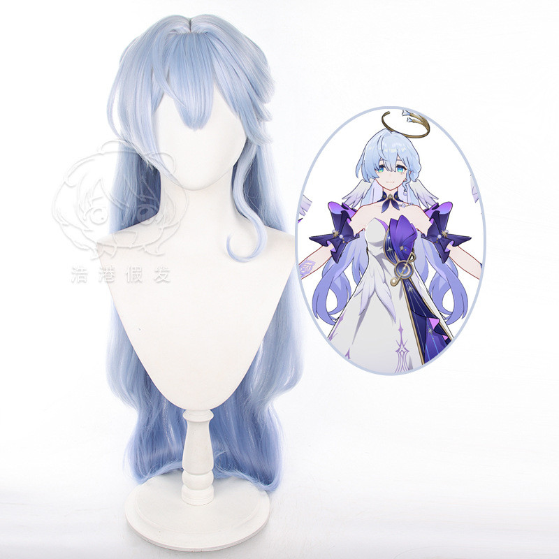 Firefly Cosplay Tóc Giả HSR Honkai: Star Rail Tóc Tổng Hợp Chịu Nhiệt Thẳng Dài