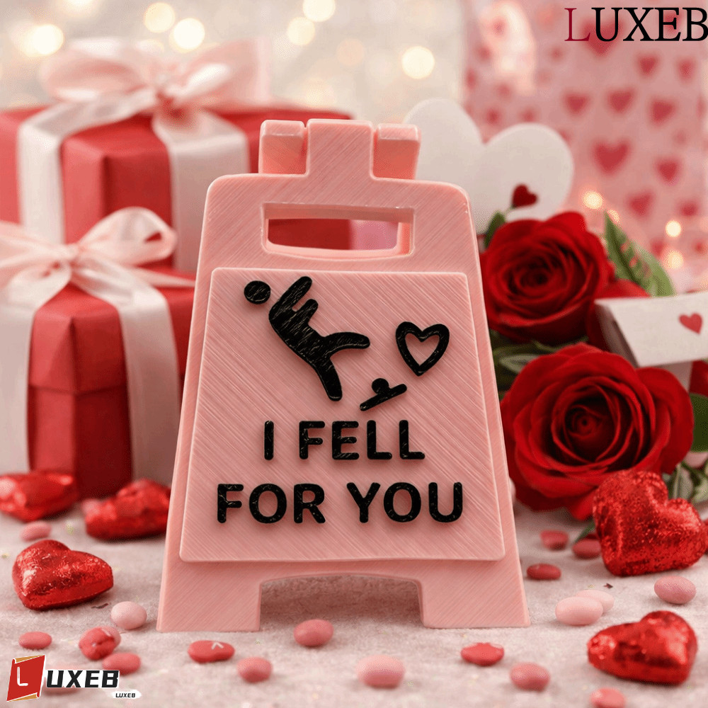 LUXEB Falling In Love Signboard, Kích thước nhỏ Love Token Dấu hiệu lãng mạn, Tôi yêu bạn Thiết kế t