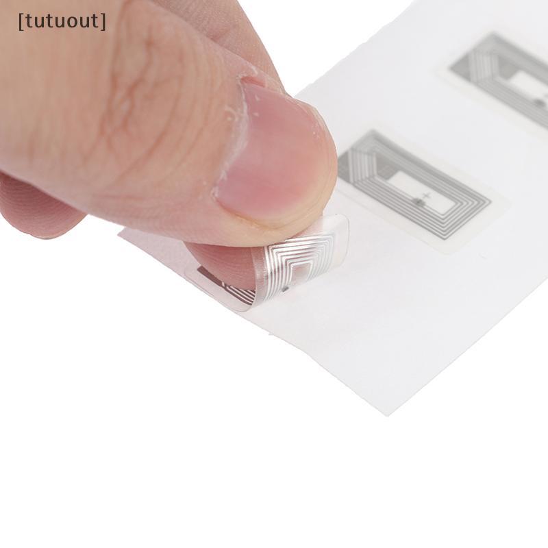 [tutuout] 100 Chiếc NFC Chip Ntag213 Stier Wet Inlay 2 * 1cm 13,56 MHz RFID NTAG213 Thẻ Nhãn VN
