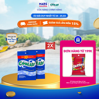 [200 gói tặng 20 gói] Combo 2 Túi Kẹo Sing-Gum Cool Air Hương Bạc Hà - Khuynh Diệp Túi (Túi gồm 200+20 Gói x 2 Viên Kẹo)