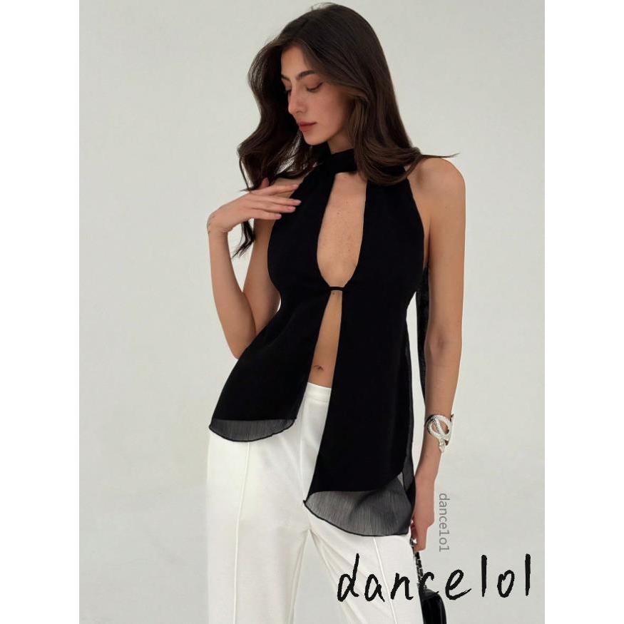 Áo ba lỗ cổ không tay dance1o1-Nữ