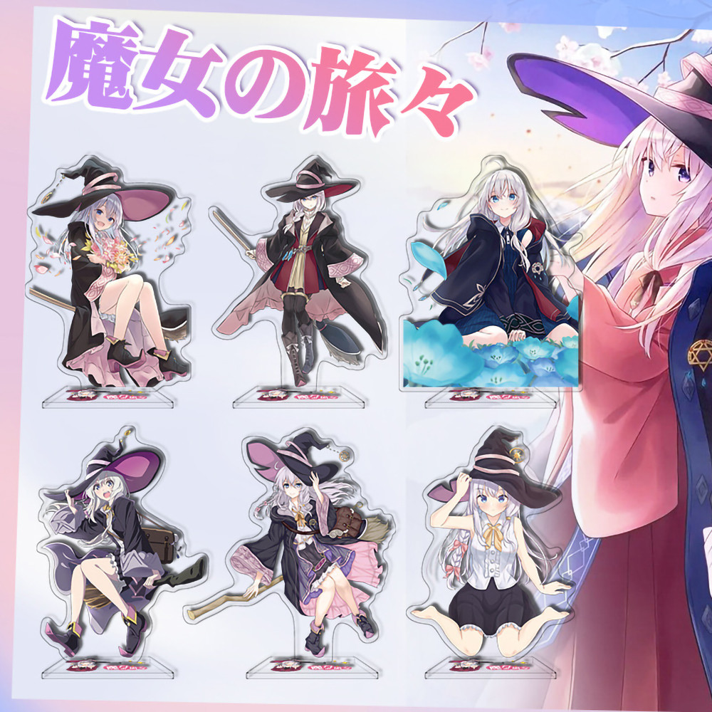 15cm Elaina Anime Figure Wandering Witch The Journey of Elaina Action Figure Witch Figurine Collecti