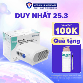 Máy Xông Khí Dung, Xông Mũi Họng Omron Ne-C28 Hỗ Trợ Các Vấn Đề Về Đường Hô Hấp - Bảo Hành 3 Năm