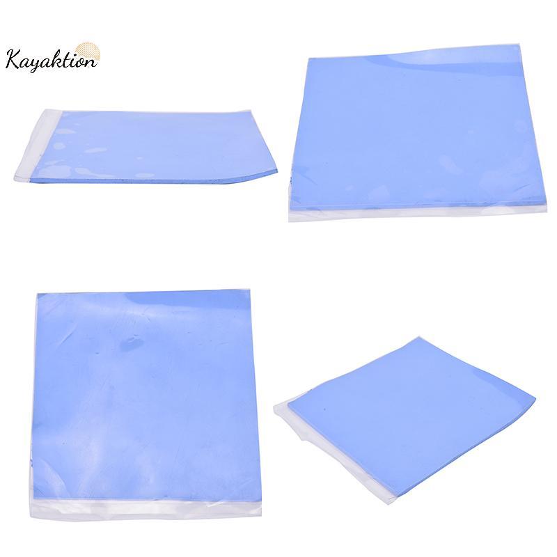Kayaktion Blue GPU CPU Tản nhiệt Làm mát Tấm silicon dẫn nhiệt 100mmx100mmx2mm Đẹp