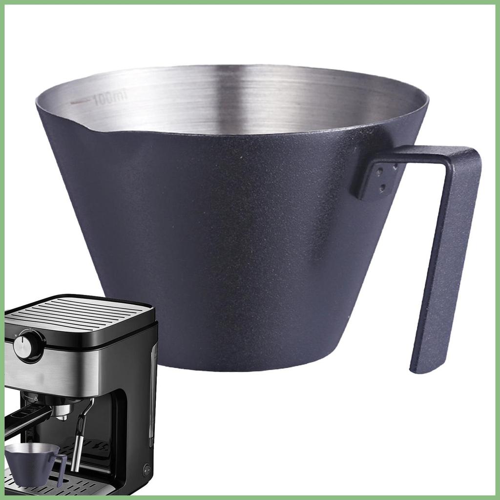 Cốc Espresso Shot Ly Espresso Inox Có Tay Cầm Phụ Kiện Cà Phê Espresso Chuyên Nghiệp Espresso pexu1v