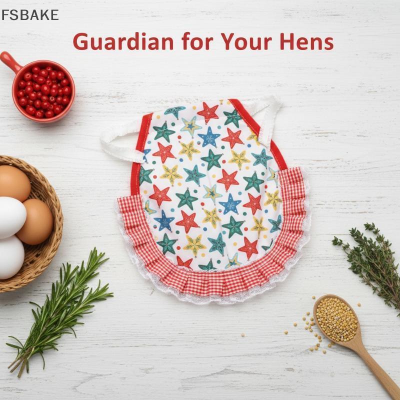 [FSBAKE] Tạp dề yên ngựa Chien có thể điều chỉnh Tạp dề gia cầm mềm Chien khai thác Vest Hen Ba Jaet