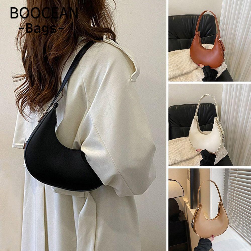 Túi xách BOOCEAN Hobos Da PU thông thường Túi Tote màu trơn