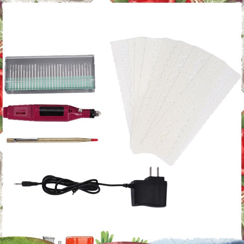 Bút khắc mini bằng điện Bộ dụng cụ khắc tự làm mini cho kim loại Thủy tinh gốm sứ Trang sức gỗ bằng 