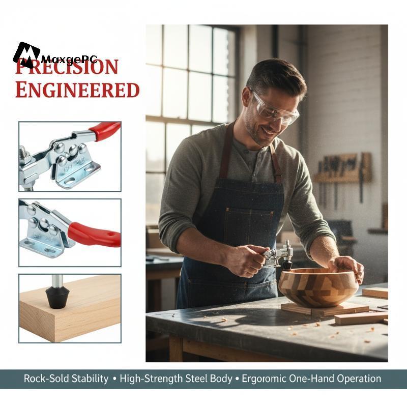 [Max-t] Qui Kẹp Bàn Làm Việc Cố Định GH201 Model 27KG Tải Cho Chế Tạo Kim Loại Chế Biến Gỗ Chuyên Ng