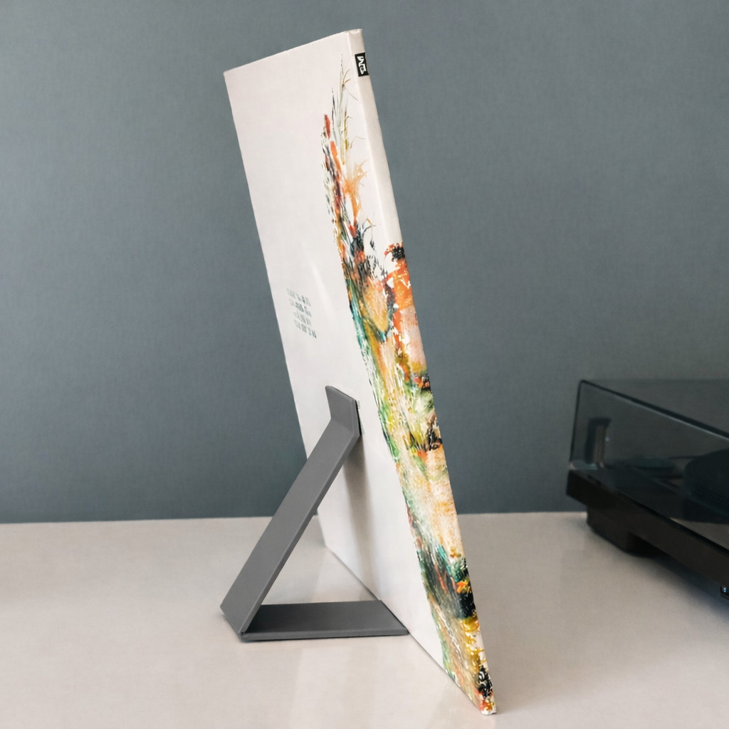 GIÁ ĐỠ ĐĨA THAN VINYL ĐỂ BÀN | KỆ TRƯNG BÀY ALBUM & ẢNH  – DECOR TỐI GIẢN