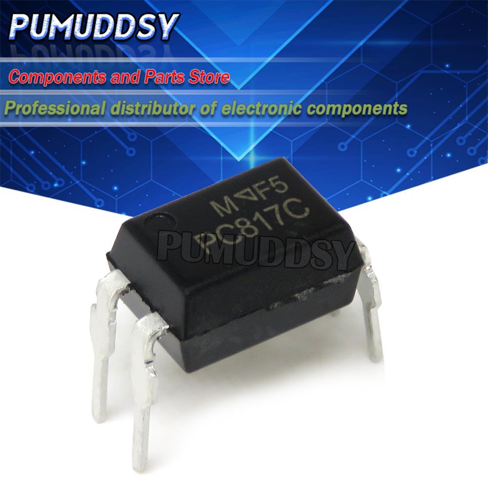 100 PC817 EL817 817 817C FL817C PS817C DIP Optocoupler Mạch tích hợp